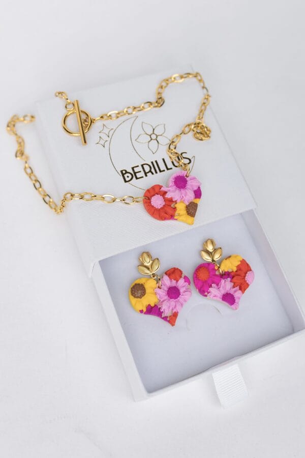 Conjunto París (Pendientes+Collar) - Imagen 2