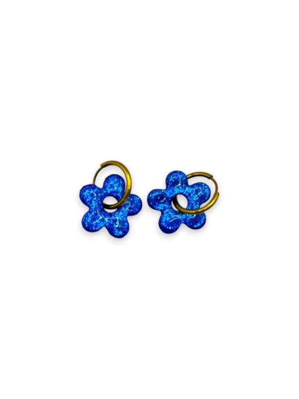 Charms Azules Glitter