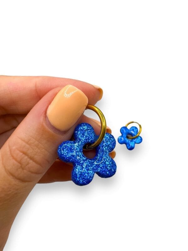 Charms Azules Glitter - Imagen 5