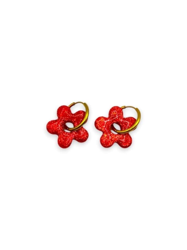 Charms Rojos Glitter