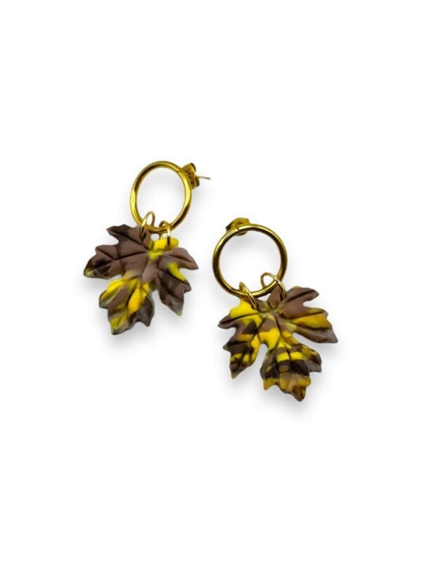 Pendientes Hoja Arce Montreal - Imagen 7
