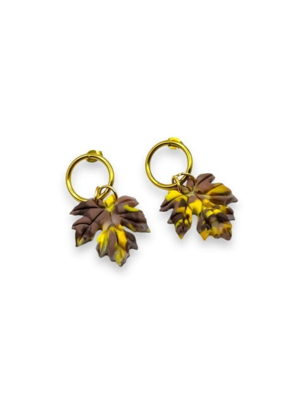 Pendientes Hoja Arce Montreal - Imagen 3