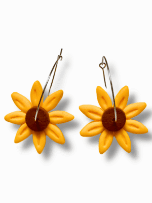 Pendientes de Girasoles
