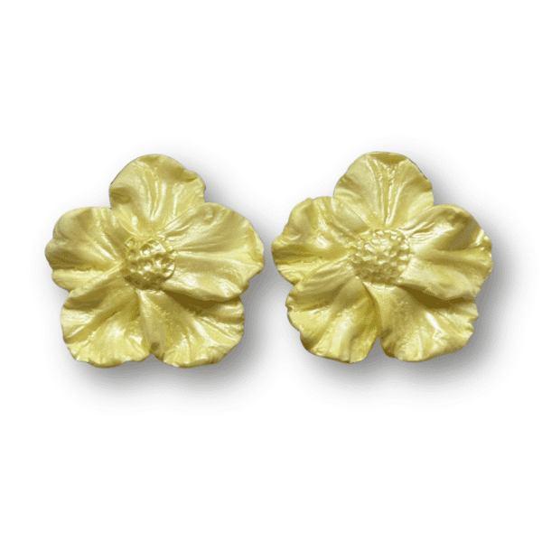 Pendientes Flor Vainilla