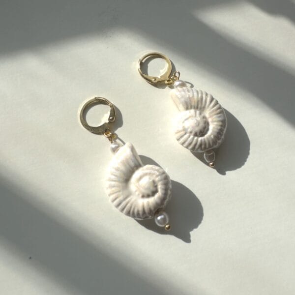 Pendientes Caracola Brisa Marina - Imagen 7