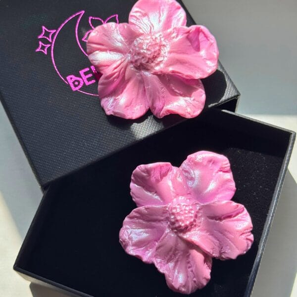 Pendientes Flor Dama de Noche - Imagen 3