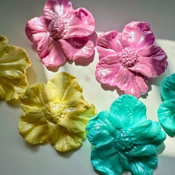 Pendientes Flor Vainilla - Imagen 8