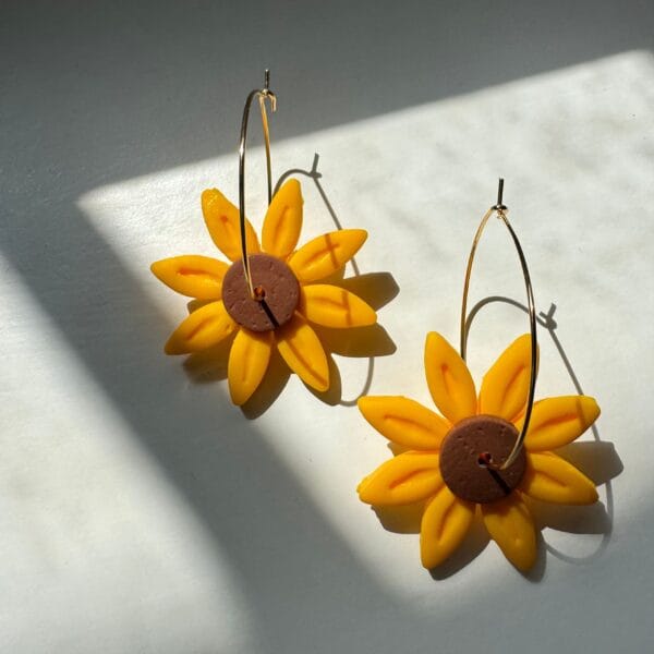 Pendientes de Girasoles - Imagen 4