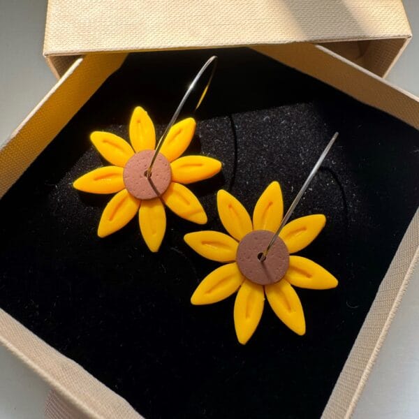 Pendientes de Girasoles - Imagen 9