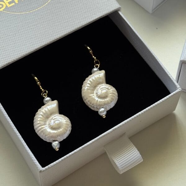 Pendientes Caracola Brisa Marina - Imagen 3
