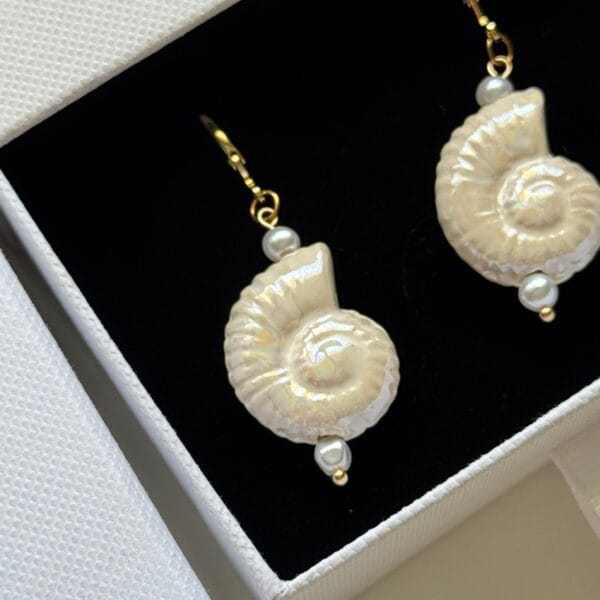 Pendientes Caracola Brisa Marina - Imagen 6