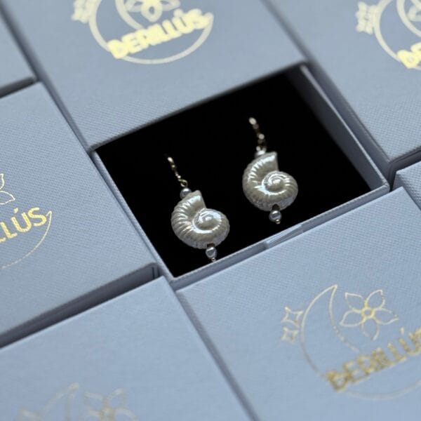 Pendientes Caracola Brisa Marina - Imagen 4