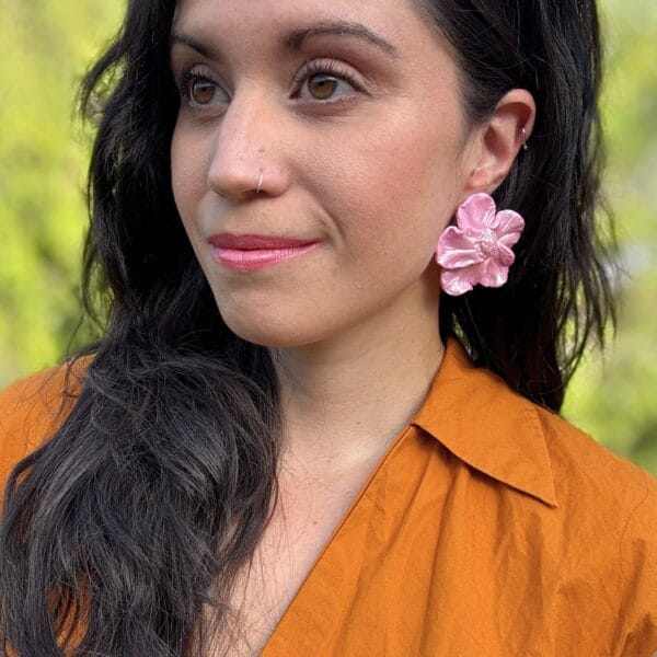 Pendientes Flor Dama de Noche - Imagen 4