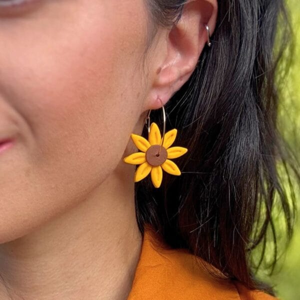 Pendientes de Girasoles - Imagen 5