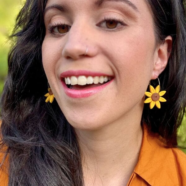 Pendientes de Girasoles - Imagen 6