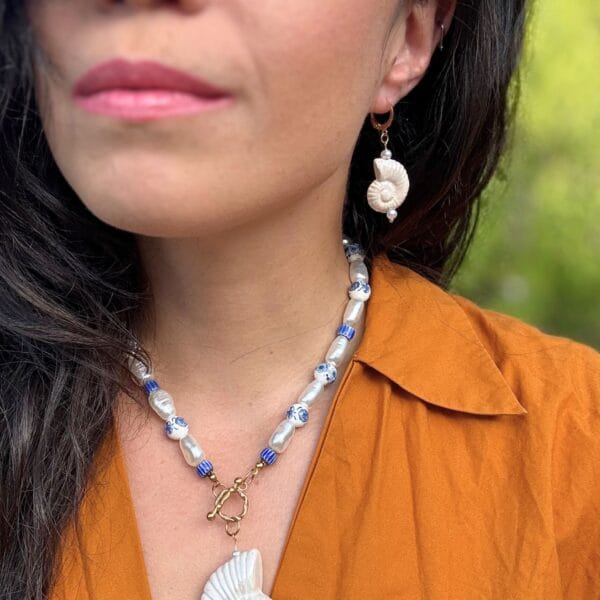Pendientes Caracola Brisa Marina - Imagen 5