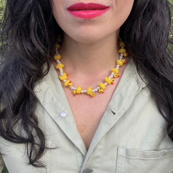 Collar Patitos Cloro y Toalla - Imagen 2