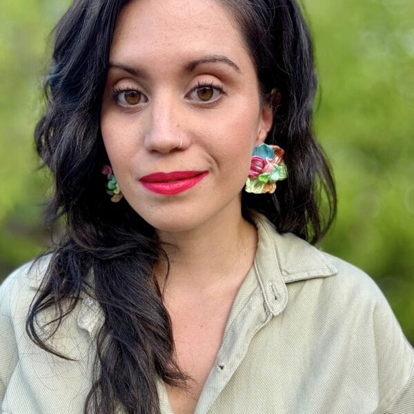 Pendientes Flor Nube Tropical - Imagen 10