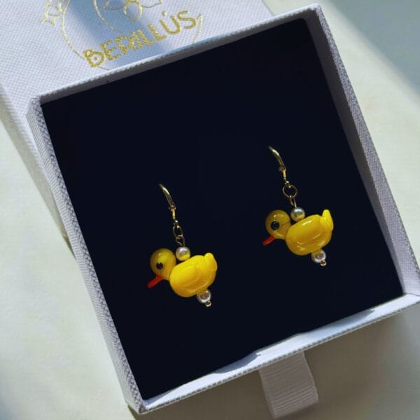 Pendientes Patitos Cloro y Toalla - Imagen 7