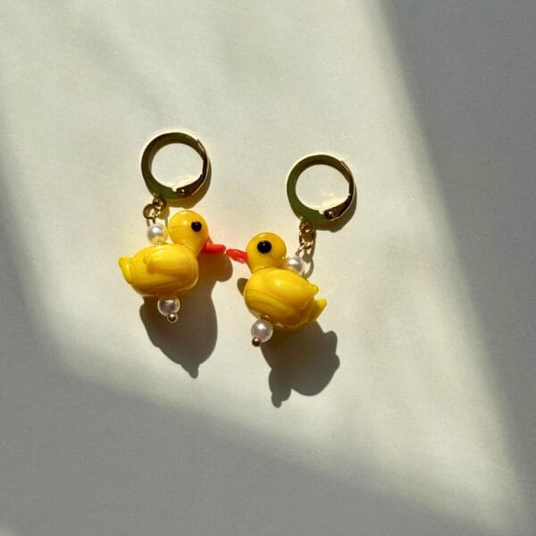 Pendientes Patitos Cloro y Toalla - Imagen 5