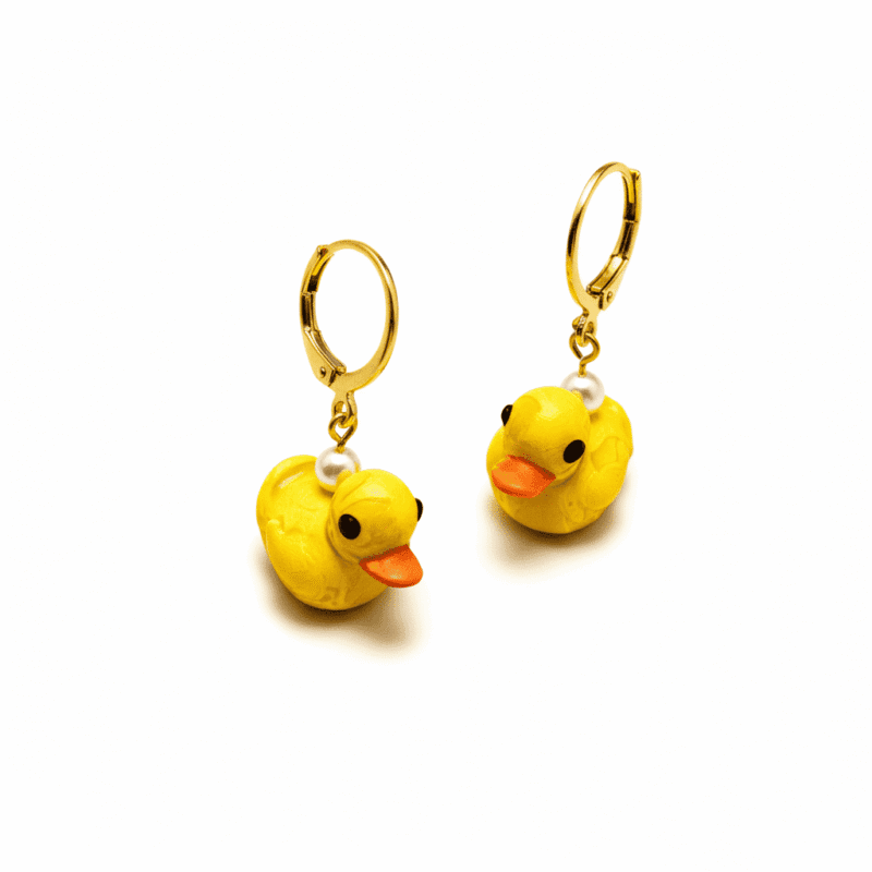Pendientes Patitos Cloro y Toalla