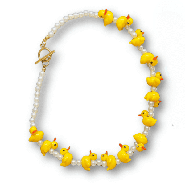 Collar Patitos Cloro y Toalla