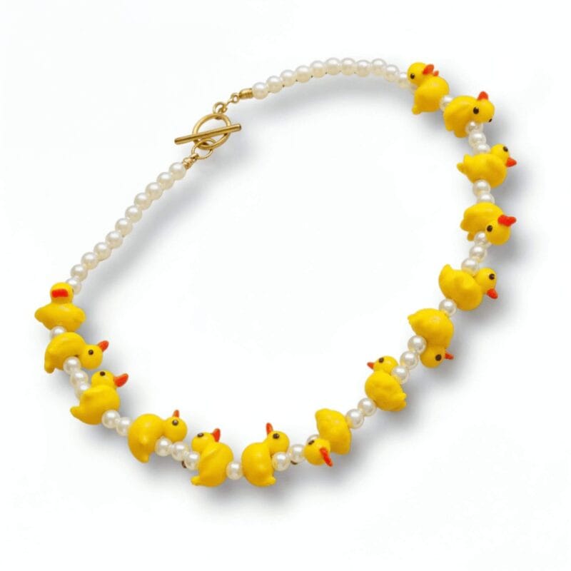 Collar Patitos Cloro y Toalla