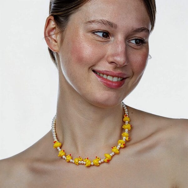 Collar Patitos Cloro y Toalla - Imagen 2