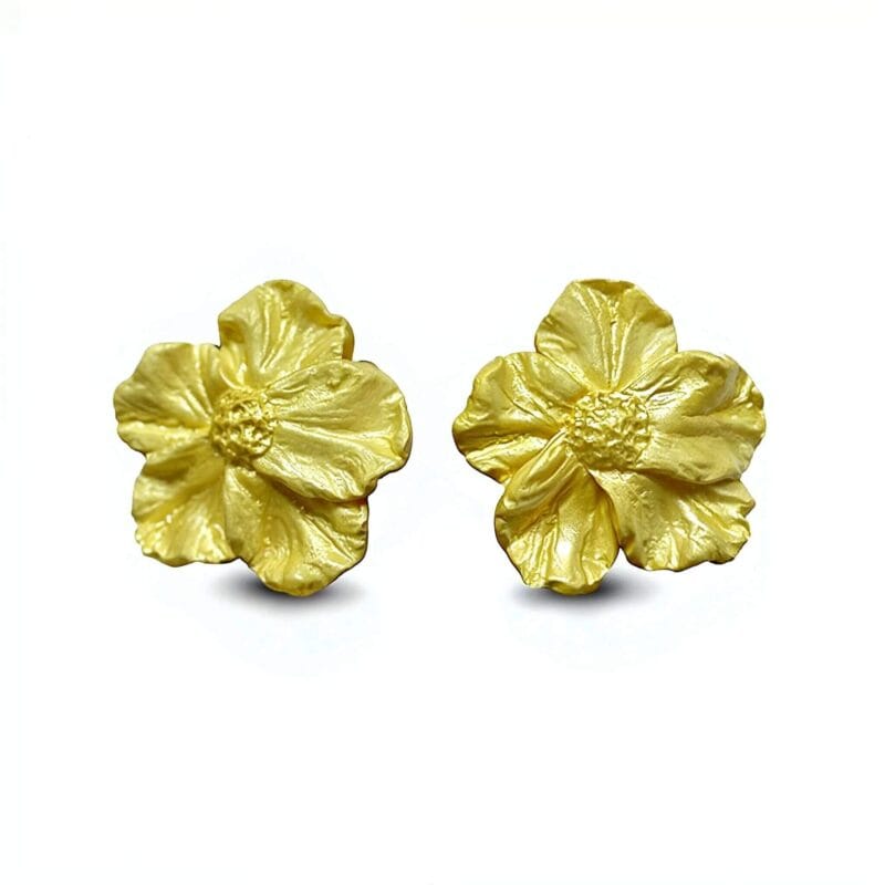Pendientes Flor Vainilla