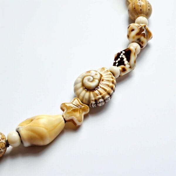 Collar Caracola Arena y Crema Solar - Imagen 6