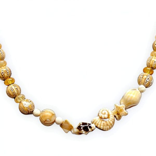 Collar Caracola Arena y Crema Solar - Imagen 5