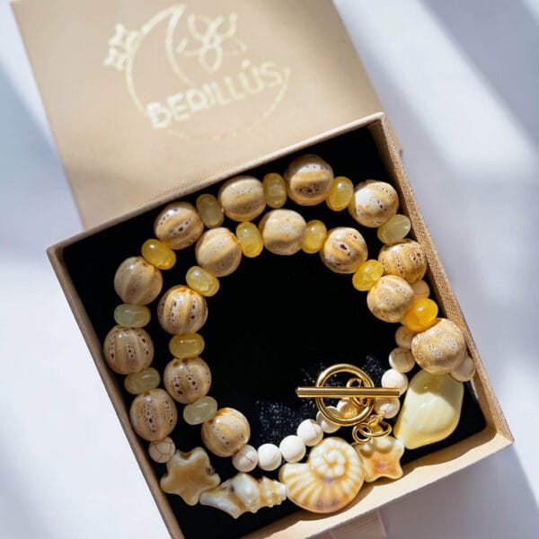 Collar Caracola Arena y Crema Solar - Imagen 8