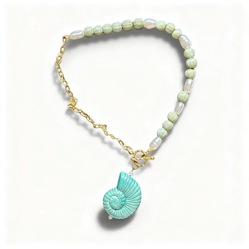 Collar Caracola Agua Salada
