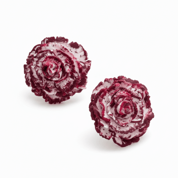 Pendientes Clavel Blanco - Imagen 3