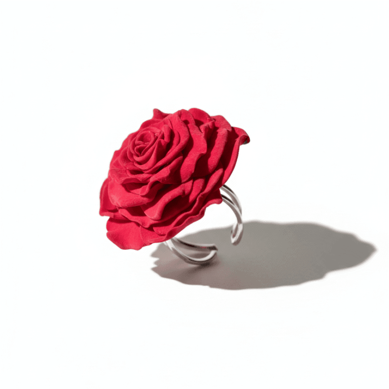 Anillo Rosa Carmesí