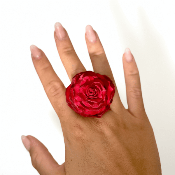 Anillo Rosa Carmesí - Imagen 6