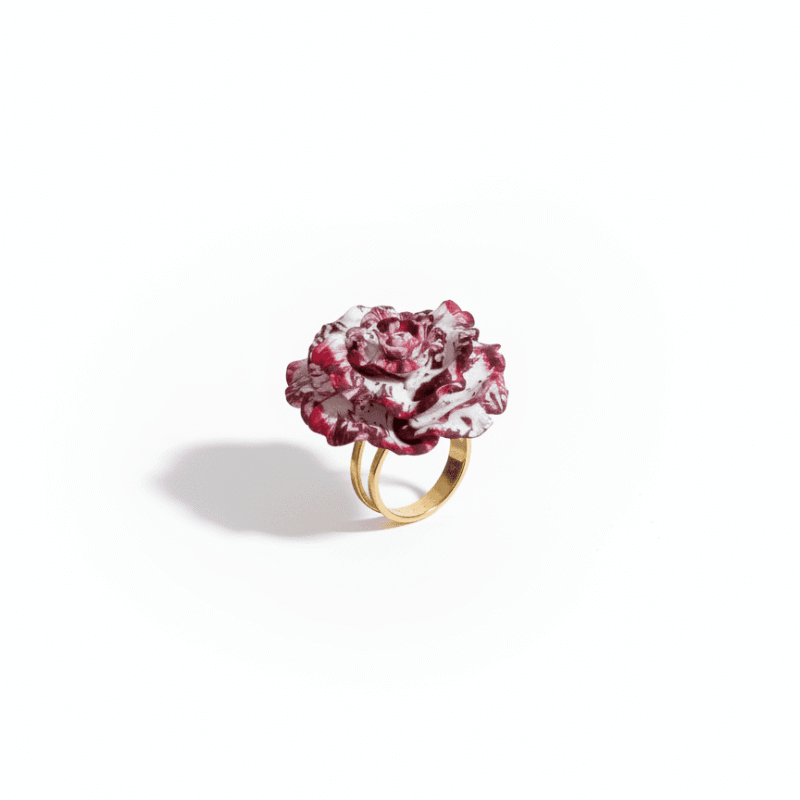 Anillo Clavel Blanco