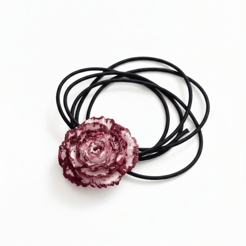 Choker Clavel Blanco