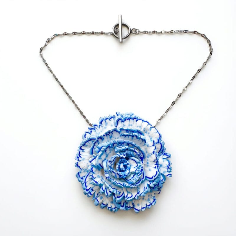 Choker Clavel Azul